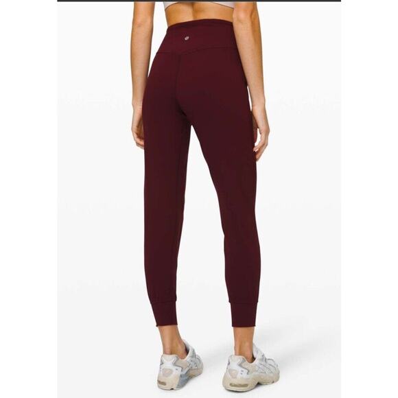 Lululemon Align High Rise Jogger Tights *Full Length 28" Size 2 Sold Out Garnet - Picture 5 of 16
